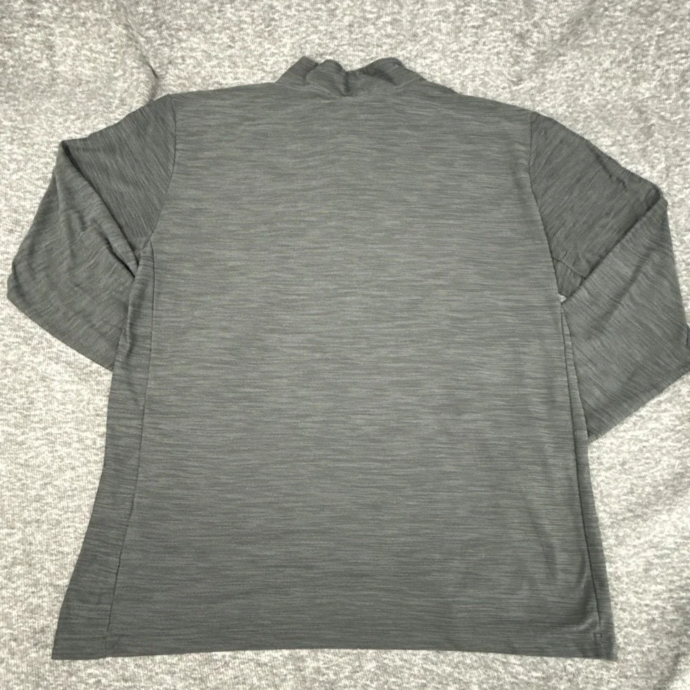 Nike Dri-FIT 1/4 Zip Pullover Gray Long Sleeve Athletic Top Women's‎ L